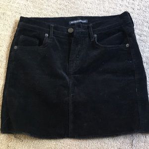 Black Brandy Melville corduroy skirt